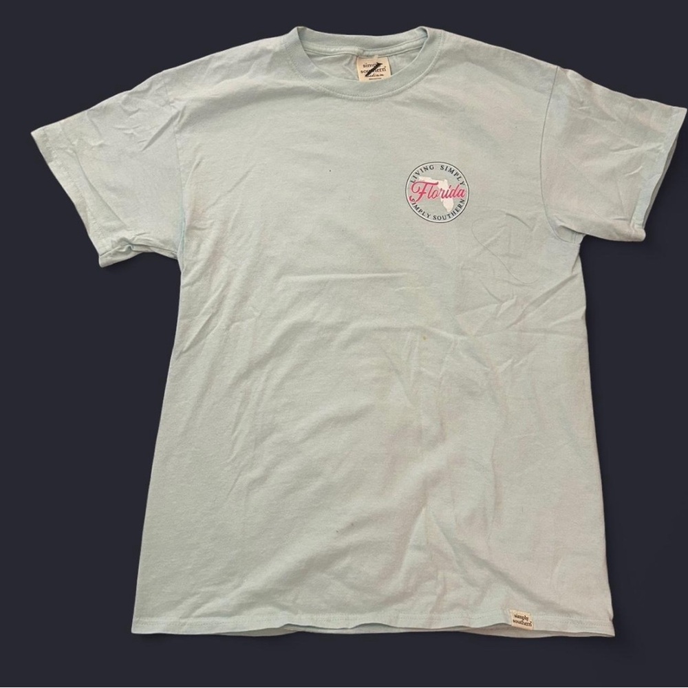 Navy Blue Short Sleeve Tee with Breathable Fabric